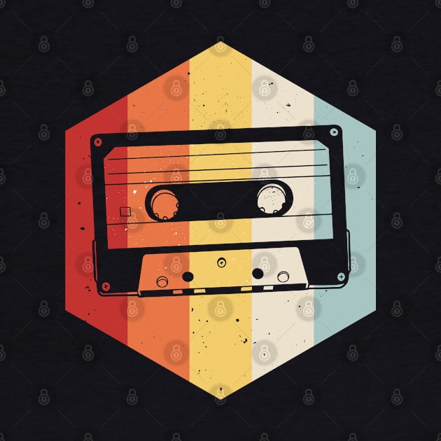 Mixtape Cassette Vintage Tape Retro Style by tobzz